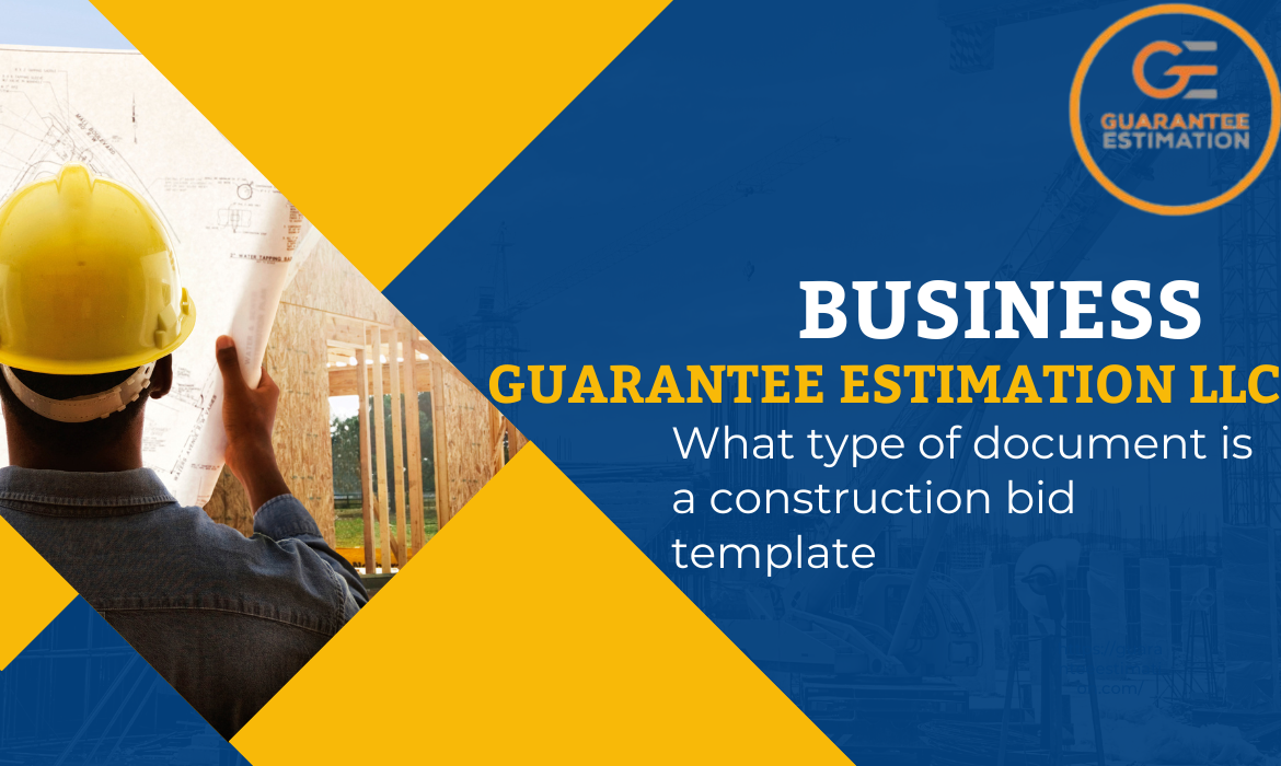 Construction Bid Template
